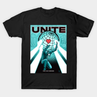 Unite For Our Heroes Poster T-Shirt